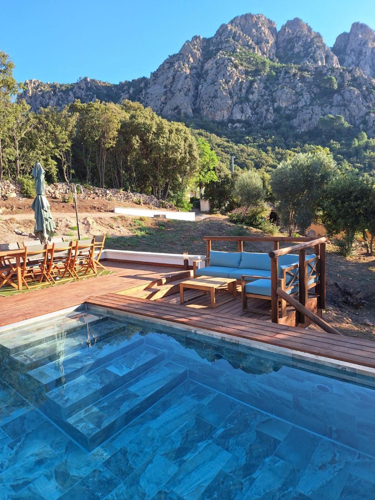 Appartement Jardin Et Piscine Les Anges Du Maquis Location Corse-Du-Sud Conca Extérieur photo